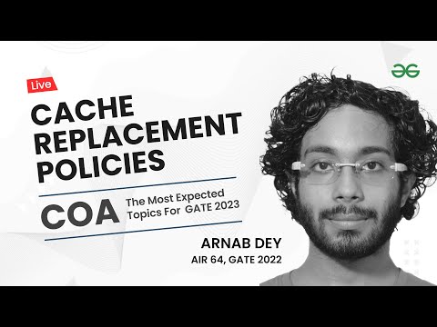 COA | Cache replacement policies | The Most Expected topics for GATE 2023