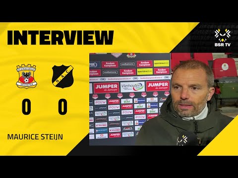 BSR TV: Maurice Steijn na Go Ahead Eagles - NAC (0-0)