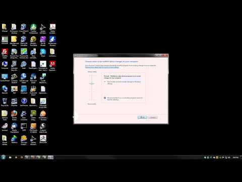 Disable User Account Control (UAC) in Windows 7