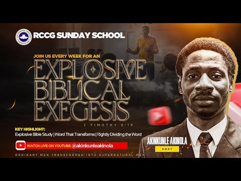 RCCG SUNDAY SCHOOL PREVIEW | TOPIC: THE ATTITUDE OF THANKSIVING | 4TH JANUARY 2026