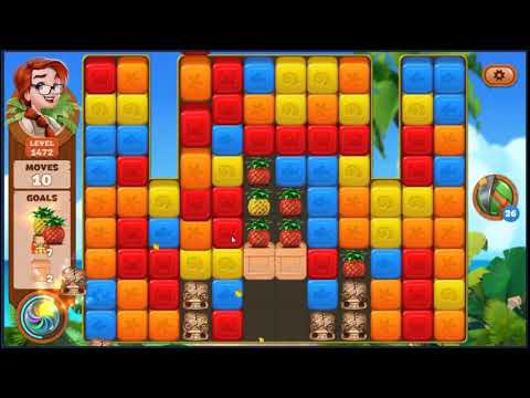 Lost Island Blast Adventure Level 1472 - NO BOOSTERS 🏝️ | SKILLGAMING ✔️