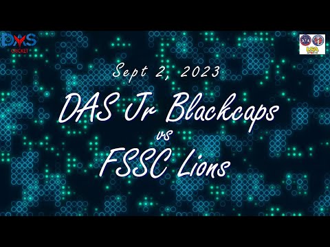 CYCC 2023:  U11 League -  DAS Jr Blackcaps vs FSSC Lions,  Sept 2, 2023