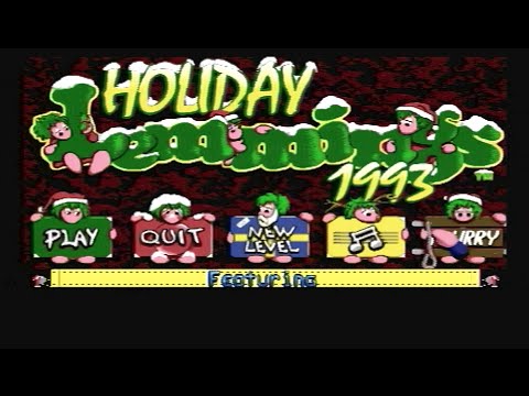 Holiday Lemmings 1993 Amiga