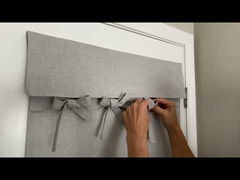 How to Tie a Bow on the Dani Designs Co Ties & Bows Curtain