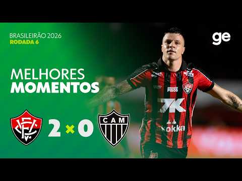 Gols e lances de Vitória x Atlético Mineiro