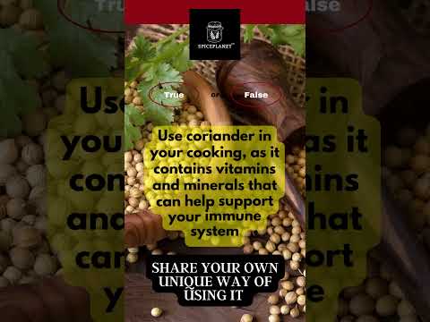 Brown organic coriander powder