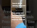 How to Refrigerator Samsung force to defrost Model #RFG297