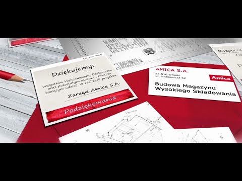 Magazyn wysokiego składowania. Time lapse z budowy Amica Wronki