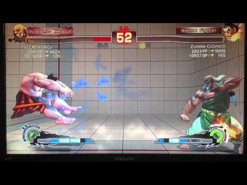 Ssf4 AE Zombie Cosmico(E.Honda) VS xSEMxNOMEx(Gouken)