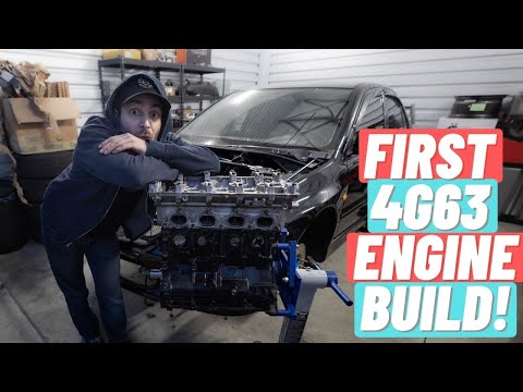 I Built My First 4G63, Abandoned EVO 8 Has a Engine!