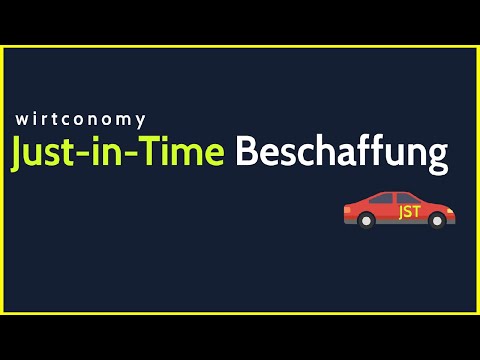 Just-in-time Beschaffungsart einfach erklärt | Vor- und Nachteile | wirtconomy