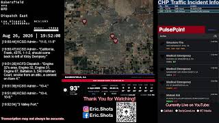 Live Police Scanner | Bakersfield | Night | 08/26/26