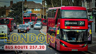 🍂 An Autumn Escape: Stratford to Debden via 257 & 20 | October Afternoon Journey