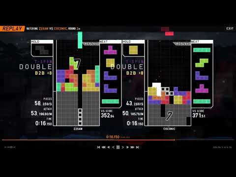 Tetra League FT7 - z2sam vs coconic (190 APM set)