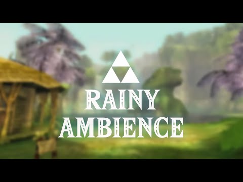 Fishing Hole | Twilight Princess | Rainy Ambience [10 Hours]