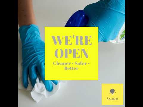Sauber Cleaning Services video.