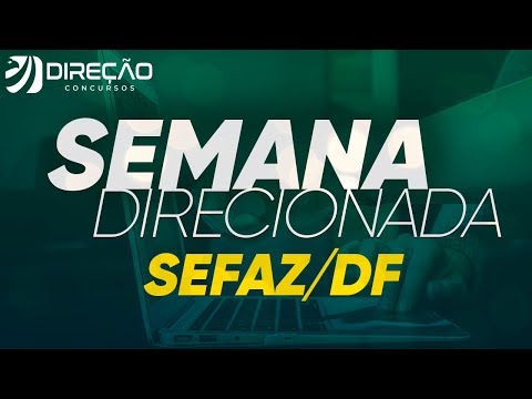 Semana Direcionada SEFAZ/DF - TI - edital em uma aula. Prof Victor Dalton. | AO VIVO