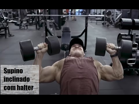 Supino inclinado com halter [CAIKE PRO]