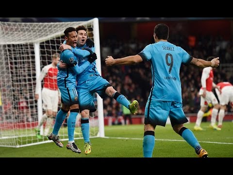 Arsenal vs Barcelona - Highlights - Champions League 24/02/2016