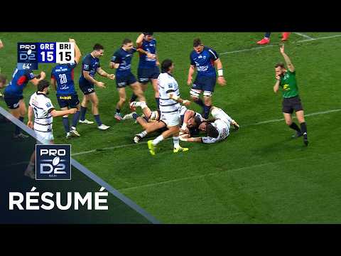 PRO D2 Saison 2025-2026 J21 - Résumé FC Grenoble Rugby - CA Brive