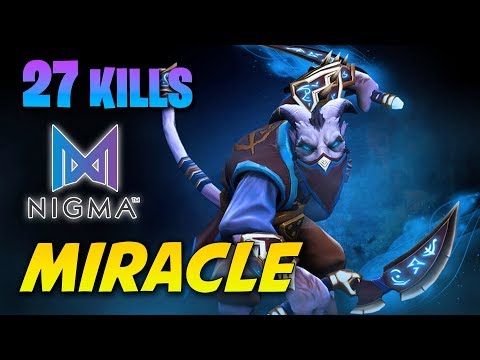 Miracle RIKI 27 KILLS - Dota 2 Pro Gameplay