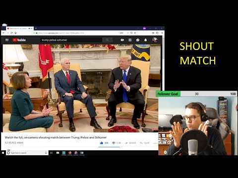Reaction to Trump, Pelosi, and Schumer Shouting Match (CLIP)