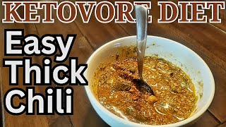 Simple Low Carb Beef Chili Recipe