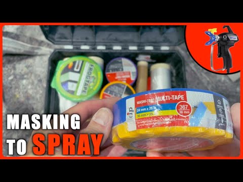 Masking Before Painting TIPS. GX21 and Why I Use a Graco PowerShot