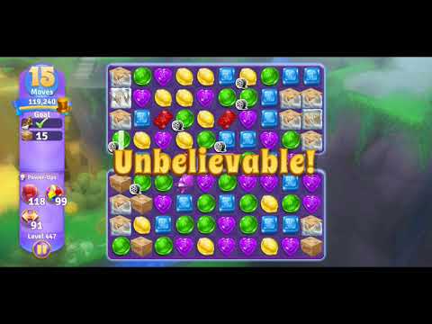 Willy Wonka's World of Candy Level 447 Complete - No Hacks (Android/IOS)