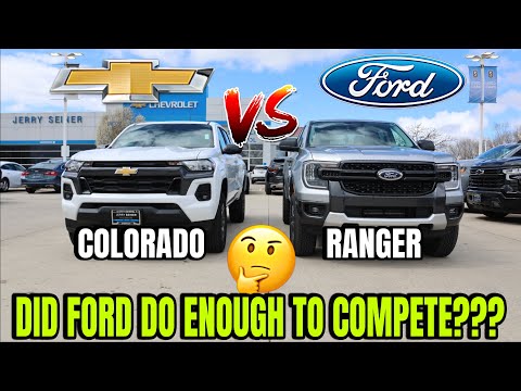 2024 Ford Ranger XLT VS Chevy Colorado LT: Who Has The Better Midsize Truck???