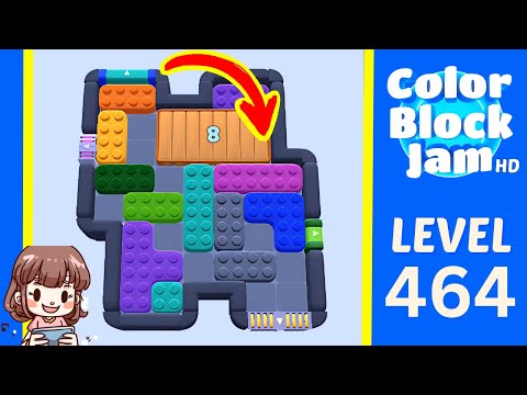 Color Block Jam Level 464 Solution Walkthrough