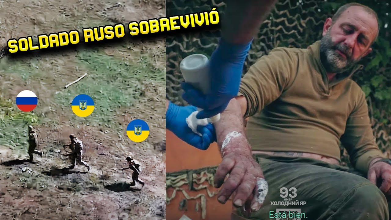 El soldado ruso que sobrevivió un mes oculto tras un ataque FPV ucraniano