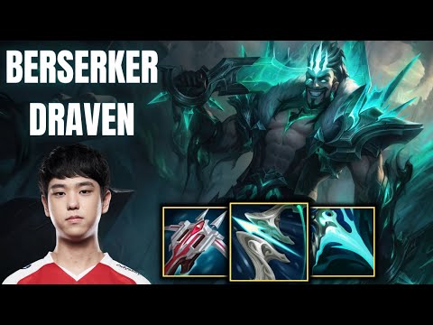 T1 BERSERKER IS A UNSTOPPABLE WITH DRAVEN - BERSERKER DRAVEN VS SAMIRA | KR PATCH 11.13