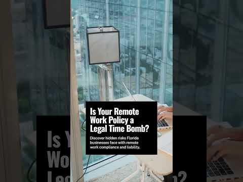 Matthew Fornaro short clip - legal implications of remote work in Florida