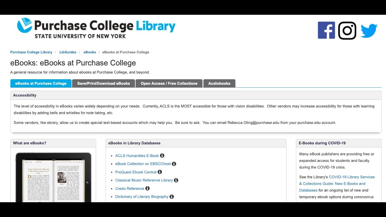 Finding Ebooks Tutorial