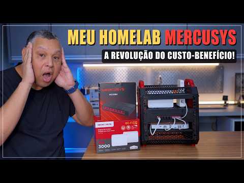 Montei meu primeiro HOMELAB gastando pouco com a MERCUSYS!
