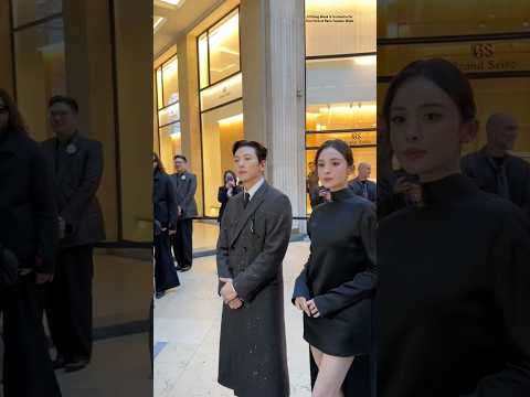 Ji Chang Wook & Gulinazha for Tom Ford at Paris Fashion Week🔥#jichangwook #gulinazha #shorts #viral