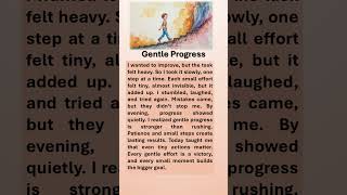Gentle Progress #motivation #boostyourconfidence #positivevibes #gentle #progress
