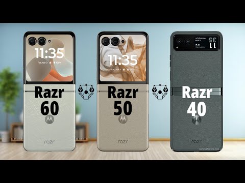 Moto Razr 60 gegen Moto Razr 50 gegen Moto Razr 40