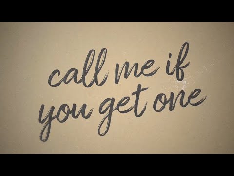 Drew Baldridge - Call Me If You Get One (Official Lyric Video)