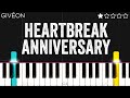 Giveon - Heartbreak Anniversary | EASY Piano Tutorial