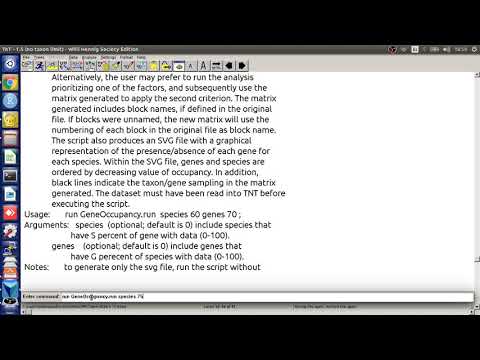 TNT script GeneOccupancy.run [with subtitles in spanish and english]