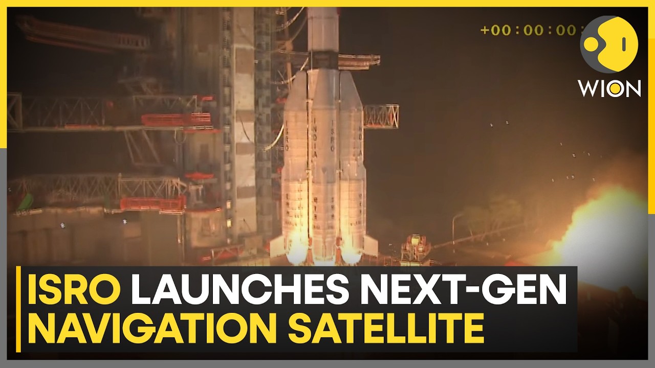 GSLV-F18 Rocket Carries NVS-03 Satellite Into Geosynchronous Orbit | WION News