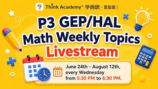 P3 GEP/HAL Math Weekly Topics Livestream