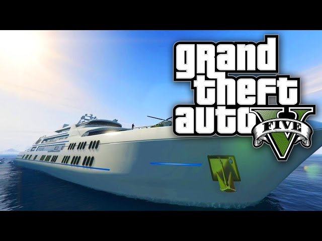 GTA 5 Online - YACHT MONEY MISSION W/ VIP BOSS & BODYGUARDS DLC! (GTA V Online)