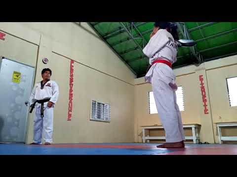 How 4rth grade taekwondo master do tornado kick