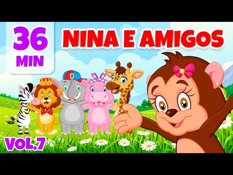 Nina e Amigos Vol. 7 - Giramille 36 min | Desenho Animado Musical