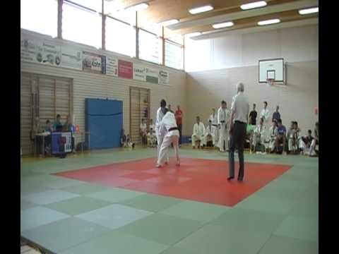 Judo 2014 Bezirksliga 5. Kampftag -90 Chris Hermann (SG Moosburg) vs. Andi Schaubmar (Blue Hornets)