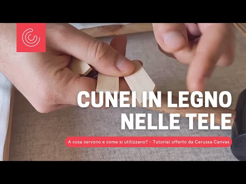 How to Insert Wooden Wedges into Painting Canvases and What They're Used For - Cerussa Canvas