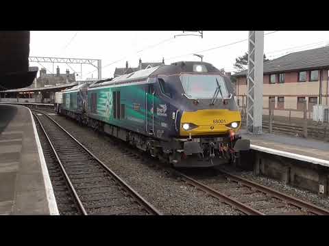 68001/68016 6k73 Sellafield - Crewe flask(s), Sat. 4th February 2023